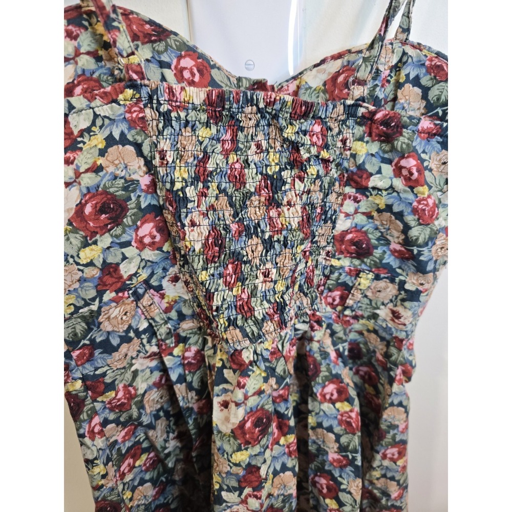 VTG Y2K Deb Floral Corset Button Front Coquette Dainty Feminine Dress Small - Picture 9 of 13